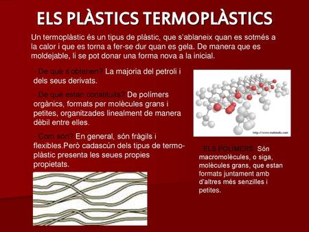 ELS PLÀSTICS TERMOPLÀSTICS