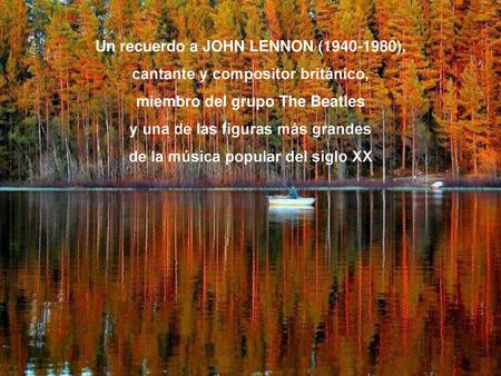 Imagine wave Un recuerdo a JOHN LENNON ( ),