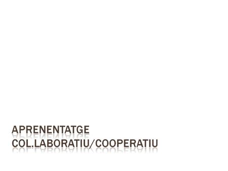 Agrupaments d’alumnes