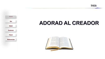 Inicio ADORAD AL CREADOR.