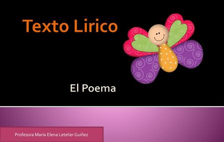 Profesora María Elena Letelier Guiñez