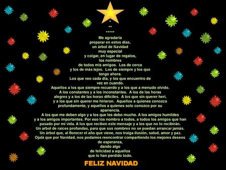 FELIZ NAVIDAD * ** ***** Me agradaria preparar en estos días,