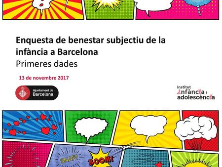 Enquesta de benestar subjectiu de la infància a Barcelona