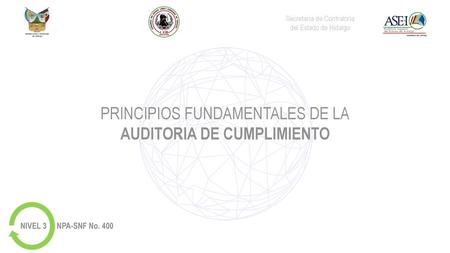 PRINCIPIOS FUNDAMENTALES DE LA AUDITORIA DE CUMPLIMIENTO