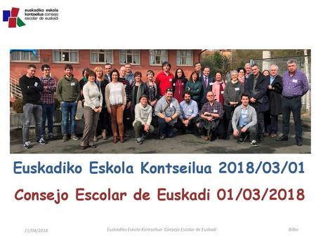 Euskadiko Eskola Kontseilua 2018/03/01