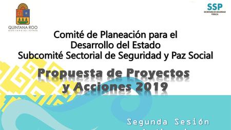 Propuesta de Proyectos Segunda Sesión Ordinaria