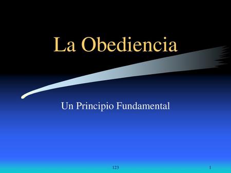 Un Principio Fundamental