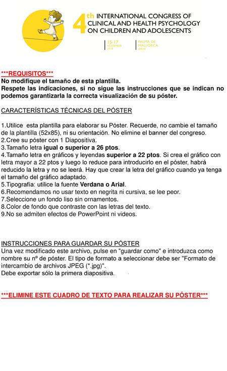 ***REQUISITOS*** No modifique el tamaño de esta plantilla.