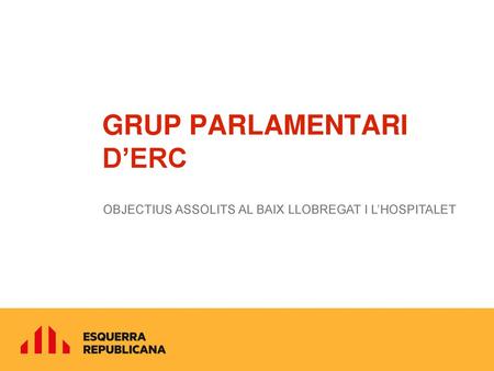 GRUP PARLAMENTARI D’ERC