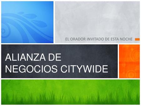 ALIANZA DE NEGOCIOS CITYWIDE