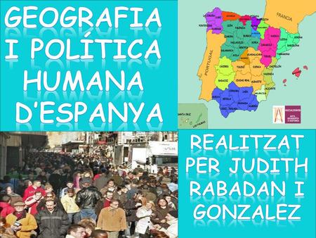 Geografia i política humana d’espanya