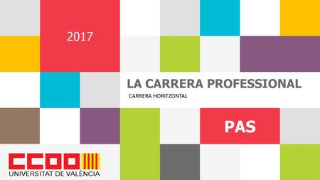 2017 LA CARRERA PROFESSIONAL CARRERA HORITZONTAL PAS.