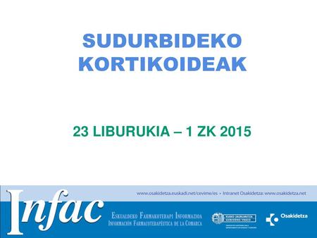 SUDURBIDEKO KORTIKOIDEAK 23 LIBURUKIA – 1 ZK 2015