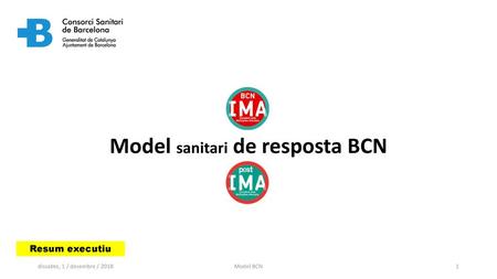 Model sanitari de resposta BCN