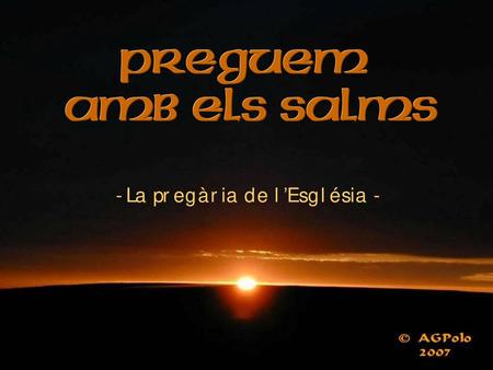+ Una exhortació a beneir el Senyor (vv + Una exhortació a beneir el Senyor (vv. 1-2) i un auguri de benedicció divina (v. 3) componen aquest breu.
