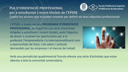 PLA D’ORIENTACIÓ PROFESSIONAL