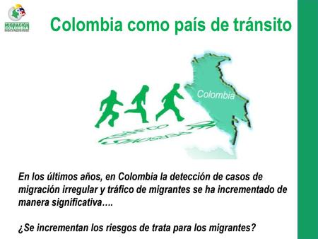 Colombia como país de tránsito
