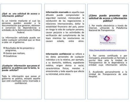 ¿Qué   es   una  solicitud  de  acceso  a información  pública?