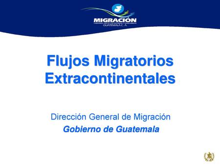 Flujos Migratorios Extracontinentales