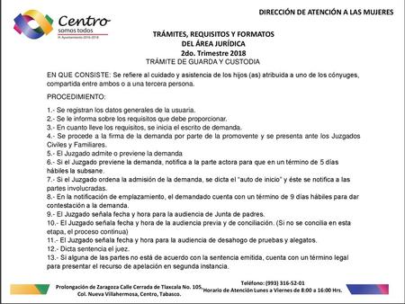 DIRECCIÓN DE ATENCIÓN A LAS MUJERES