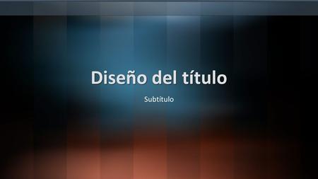 Diseño del título Subtítulo. Título y diseño de contenido con lista Agregue la primera viñeta aquí Agregue la segunda viñeta aquí Agregue la tercera viñeta.