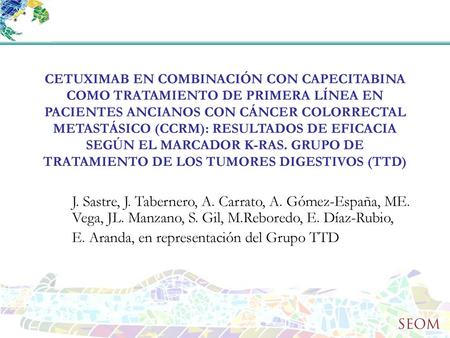 E. Aranda, en representación del Grupo TTD