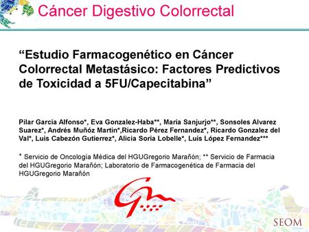 Cáncer Digestivo Colorrectal