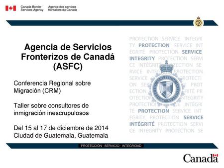 Agencia de Servicios Fronterizos de Canadá (ASFC)