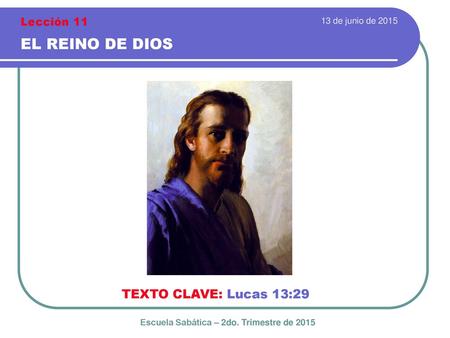 Escuela Sabática – 2do. Trimestre de 2015