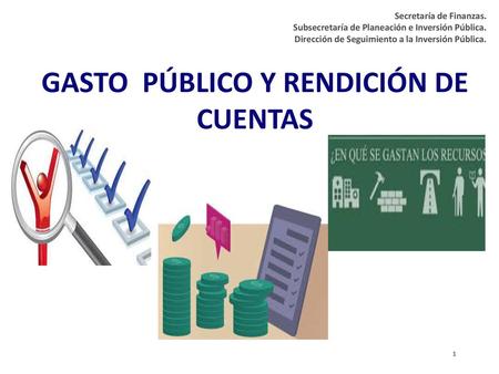 GASTO PÚBLICO Y RENDICIÓN DE CUENTAS