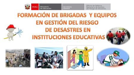 FORMACIÓN DE BRIGADAS Y EQUIPOS INSTITUCIONES EDUCATIVAS