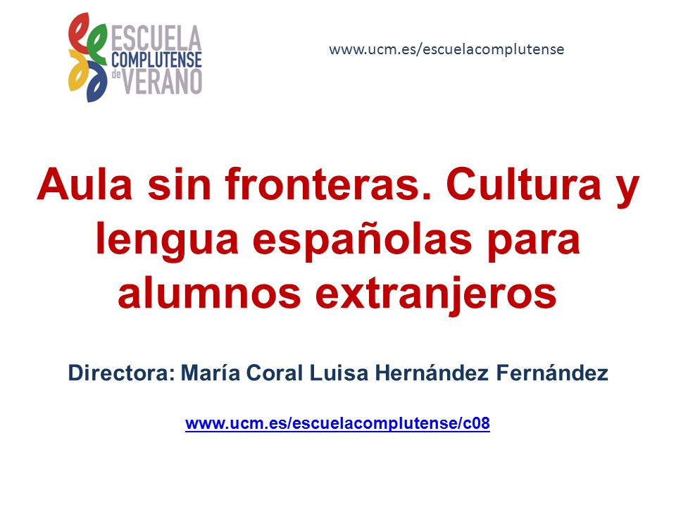 Directora: María Coral Luisa Hernández Fernández