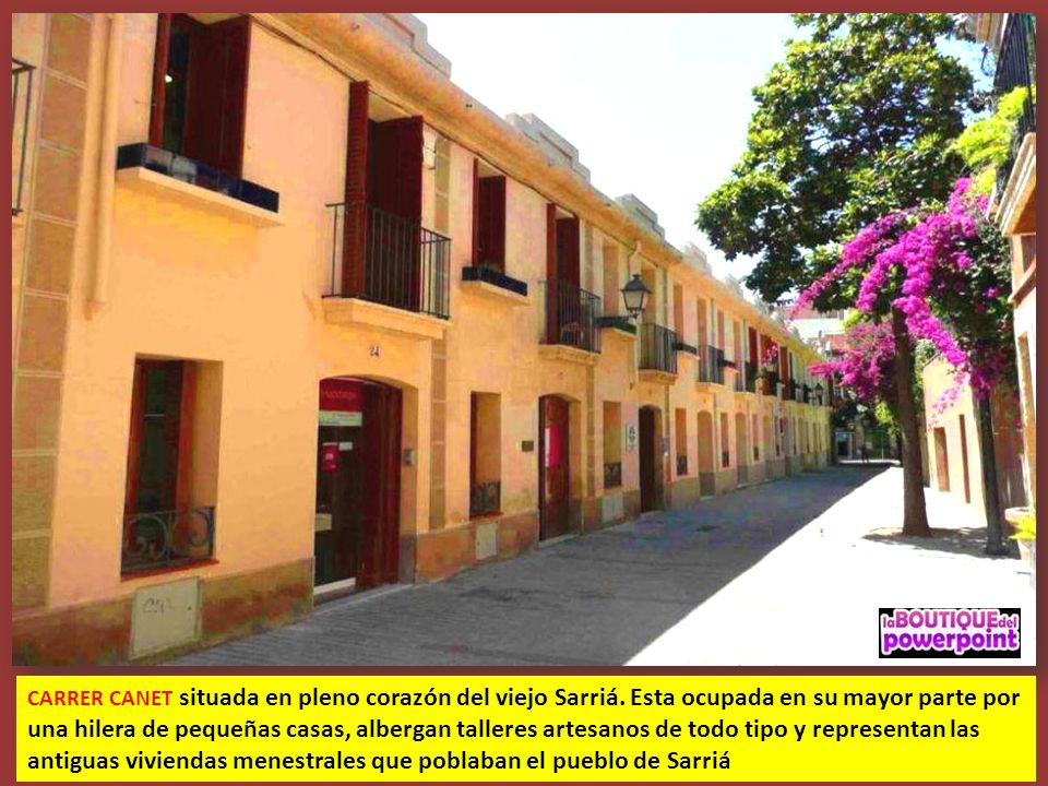 CARRER CANET situada en pleno corazón del viejo Sarriá