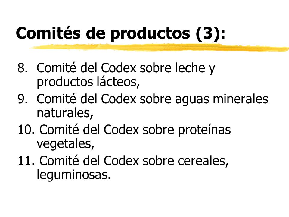 Comités de productos (3):