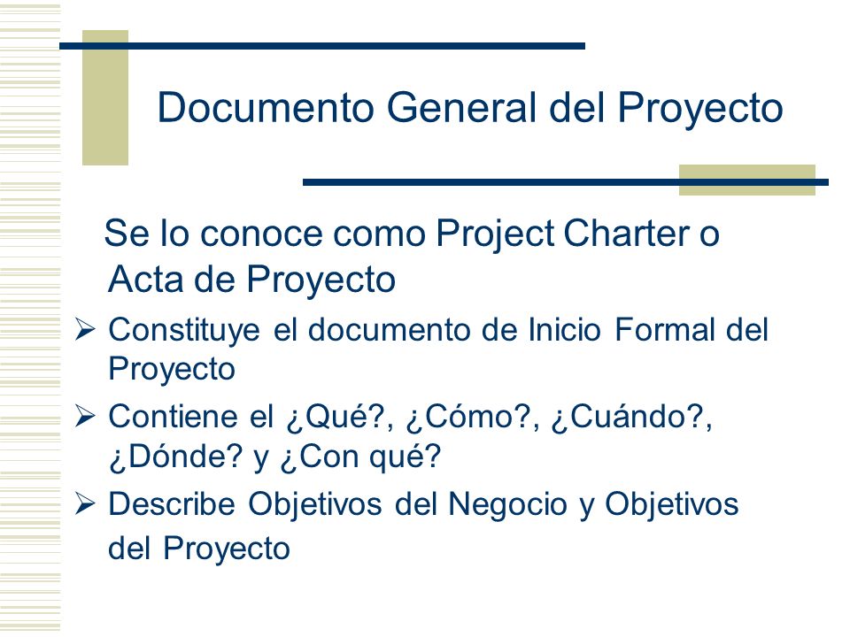 Documento General del Proyecto