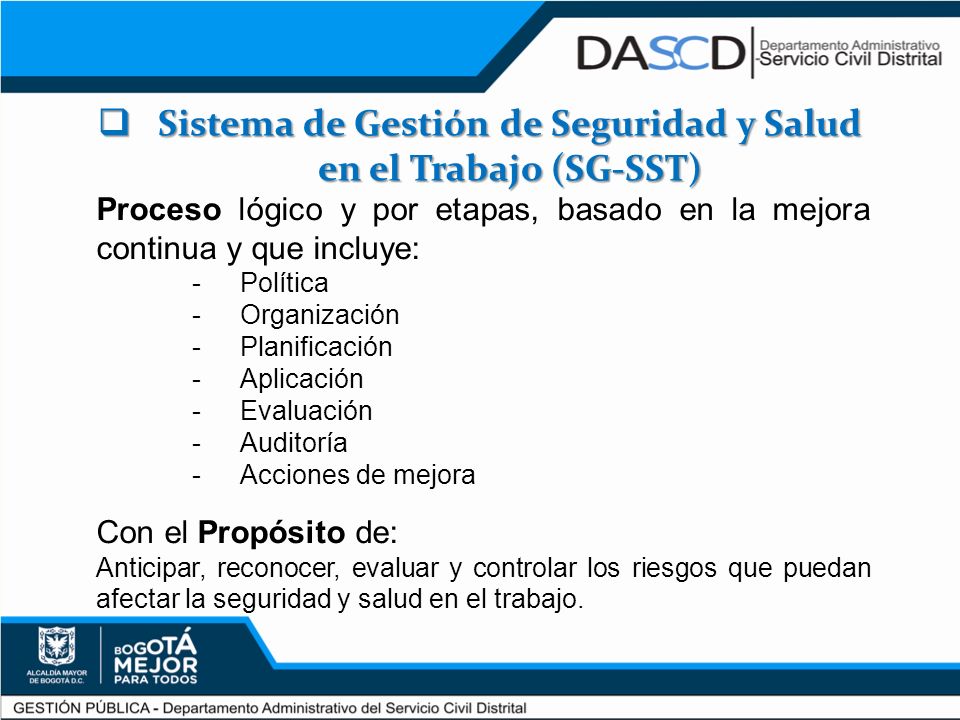 Sistema de Gestión de Seguridad y Salud en el Trabajo (SG-SST)