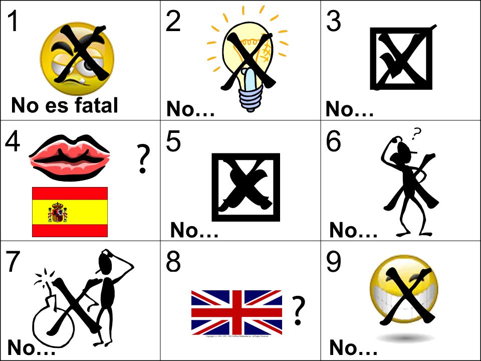 x x x x x x x   No es fatal No… No… No… No…