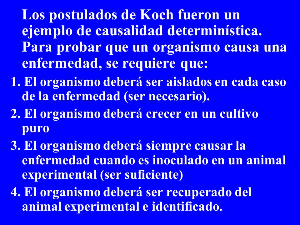 2. El organismo deberá crecer en un cultivo puro