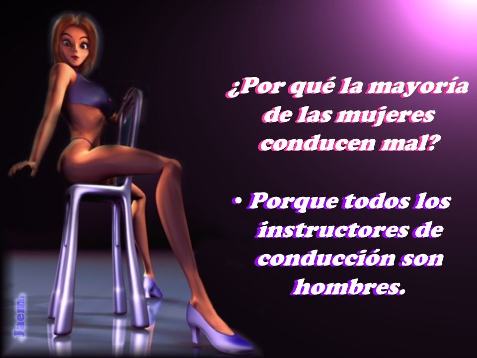 ¿Por qué la mayoría de las mujeres conducen mal