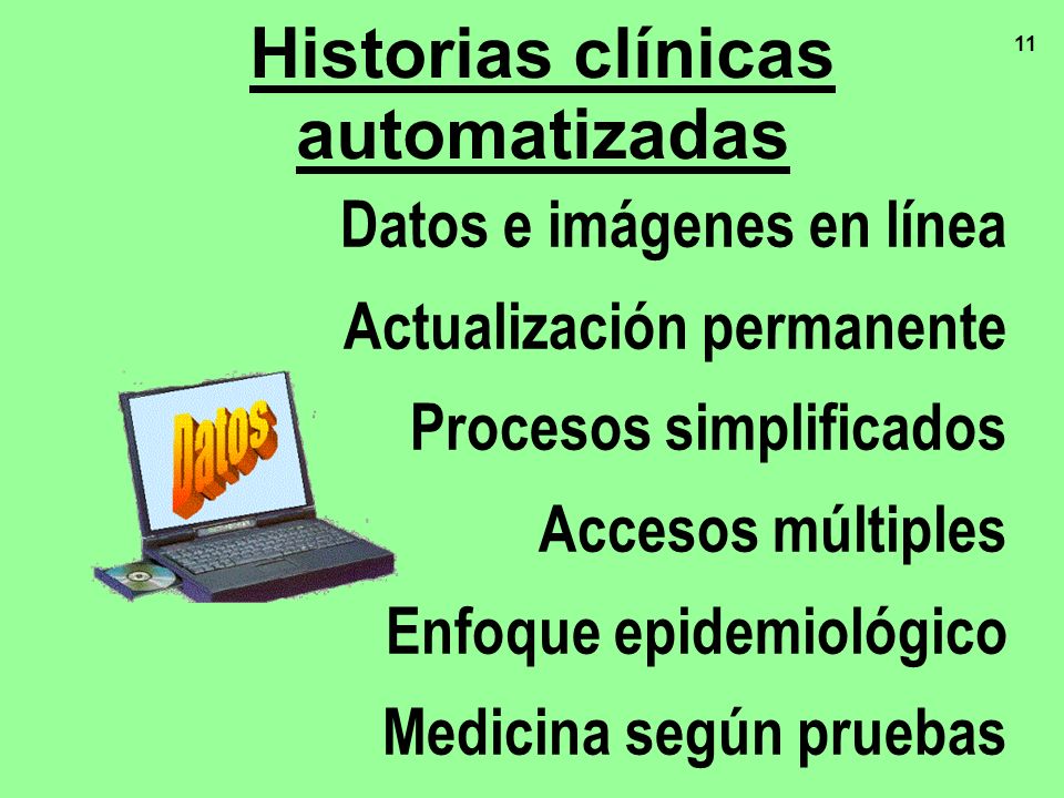Historias clínicas automatizadas