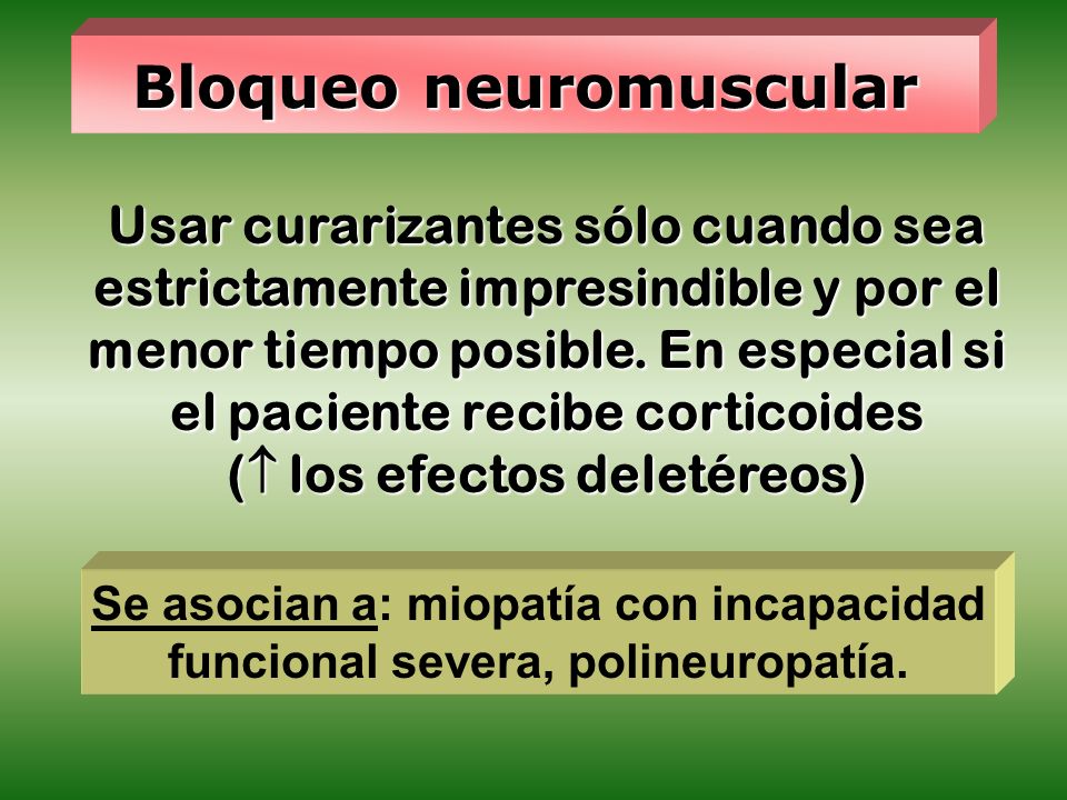 Bloqueo neuromuscular