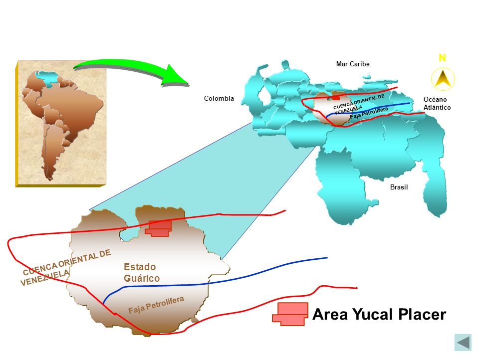 Area Yucal Placer N Estado Guárico CUENCA ORIENTAL DE VENEZUELA