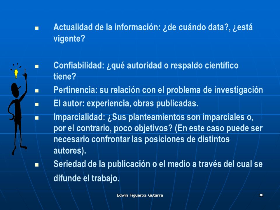 Actualidad de la información: ¿de cuándo data , ¿está vigente