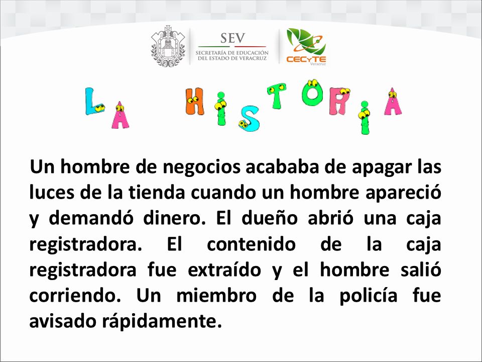 Un hombre de negocios acababa de apagar las luces de la tienda cuando un hombre apareció y demandó dinero.