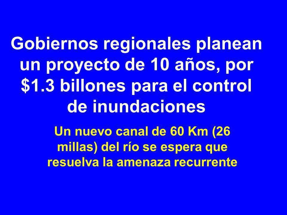 Gobiernos regionales planean un proyecto de 10 años, por $1