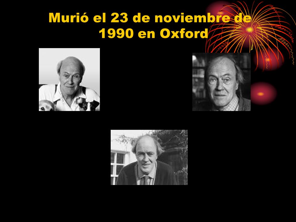 Murió el 23 de noviembre de 1990 en Oxford