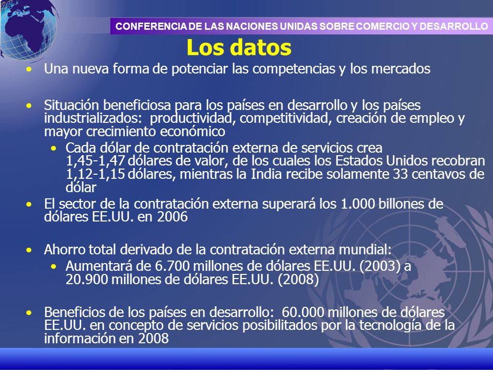 Los datos Una nueva forma de potenciar las competencias y los mercados