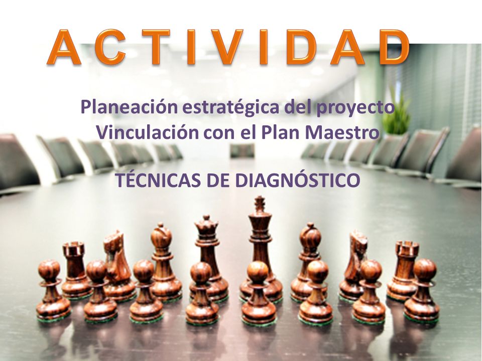 A C T I V I D A D Planeación estratégica del proyecto