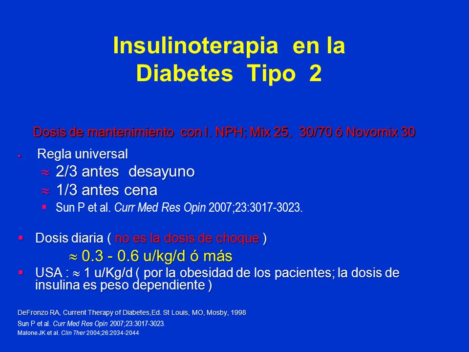 Insulinoterapia en la Diabetes Tipo 2