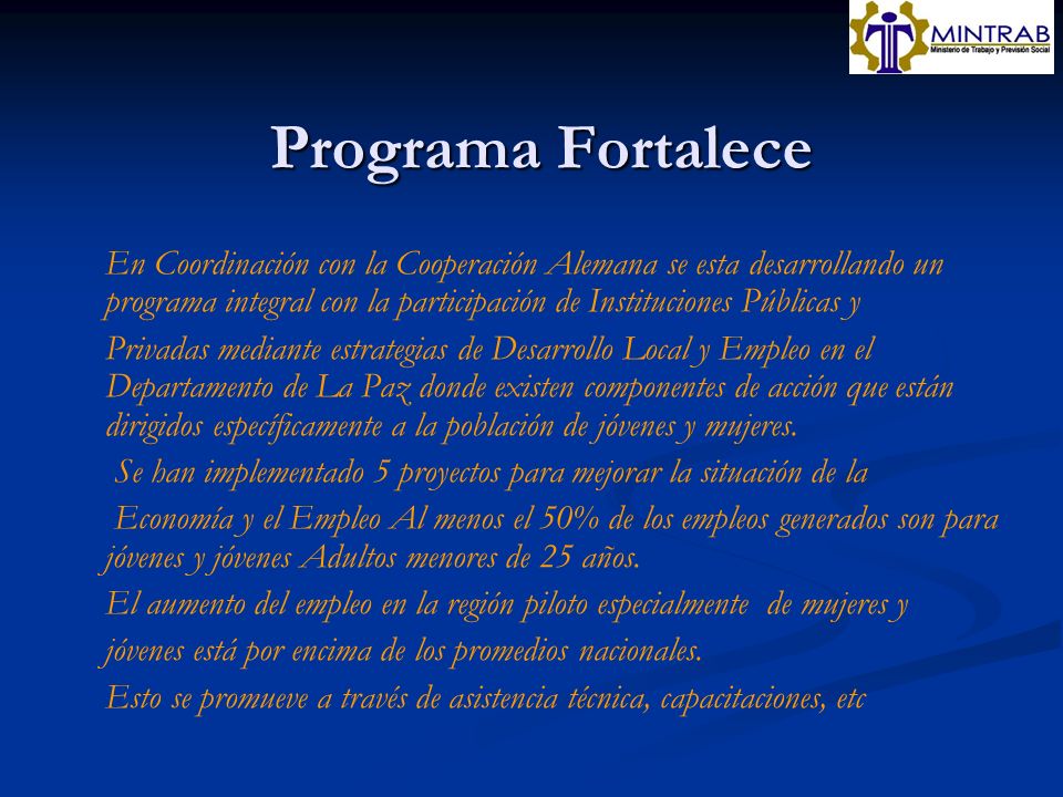 Programa Fortalece